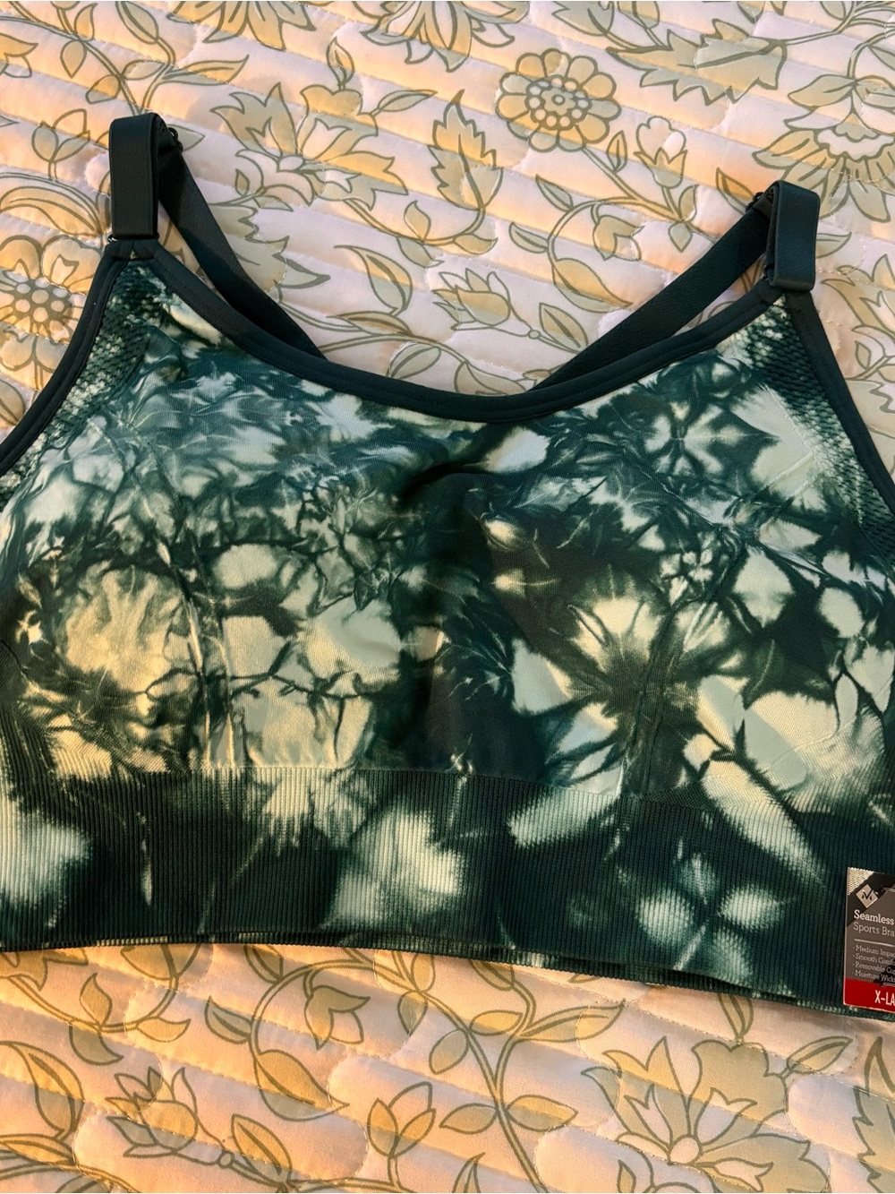 Members mark ladies seamless adjustable sports bra size XL